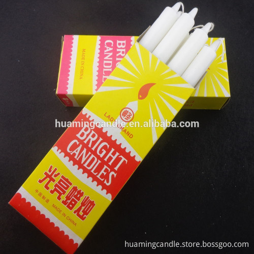 High Quality Cheap Paraffin Wax White Candles